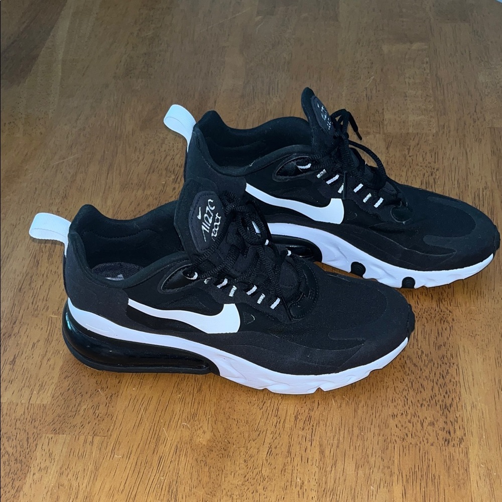 Nike Air Max 270 React Black White Sneakers